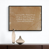 Aangepaste offerte Upload uw eigen woorden Abstrac Poster