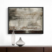 Aangepaste offerte Upload uw eigen woorden MoodyWa Poster