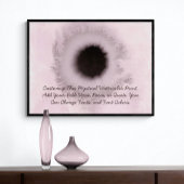 Aangepaste offerte Upload uw eigen woorden Waterve Poster