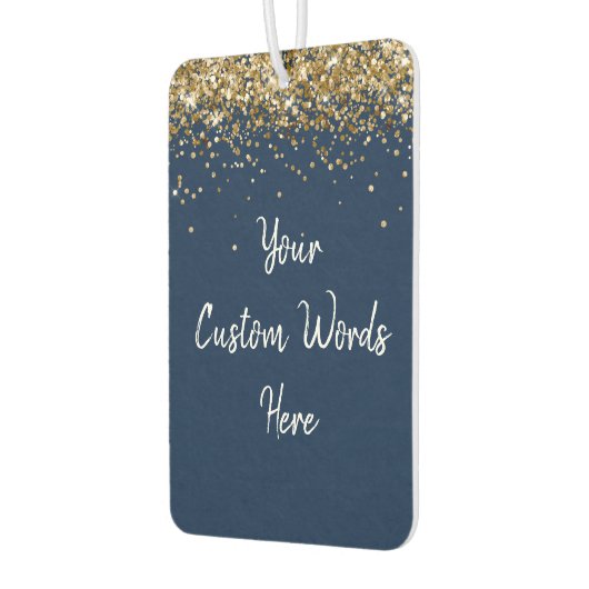 Aangepaste offerte Uw gepersonaliseerde Navy White Luchtverfrisser (Links)