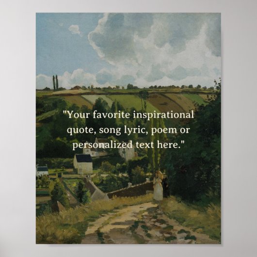 Aangepaste offerte Vintage Poster (Voorkant)