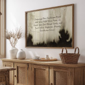 Aangepaste offerte Voeg uw Bijbelvers Moody Waterv Poster