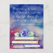 Aangepaste offerte voor boekjes en blauwe ventilat briefkaart (Voorkant)