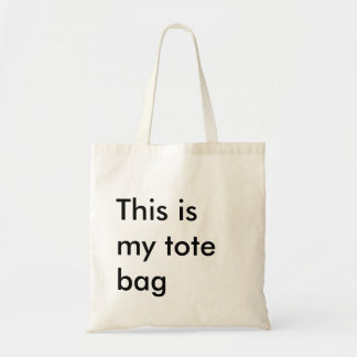 Aangepaste offerte voor "Dit is mijn canvas tas" Tote Bag