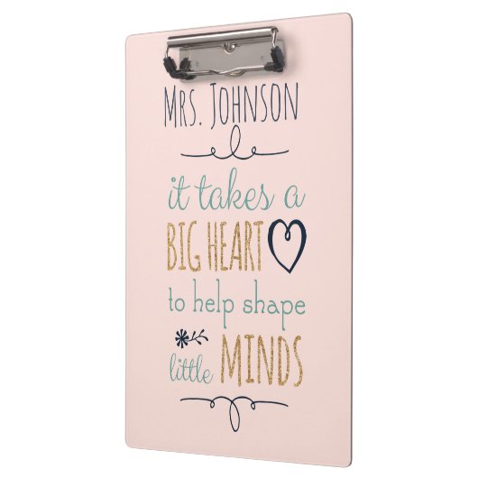 Aangepaste offerte voor docenten klembord (Links)