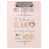 Aangepaste offerte voor docenten klembord (Voorkant)