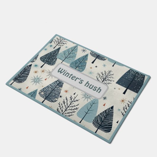 Aangepaste offerte Winter komt eraan Deurmat (Schuin)