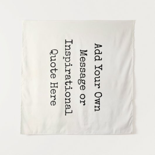 Aangepaste offertes Inspirerend Motivatie Wandkleed (Voorkant (horizontaal))