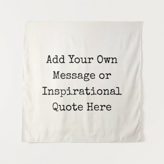 Aangepaste offertes Inspirerend Motivatie Wandkleed (Voorkant)