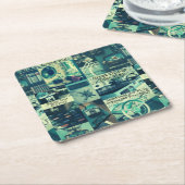 Aangepaste offertes voor amesthetische inktmachine kartonnen onderzetters (Schuin)