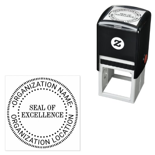 Aangepaste Officiële Stempel van Uitmuntendheid Na (In situ)