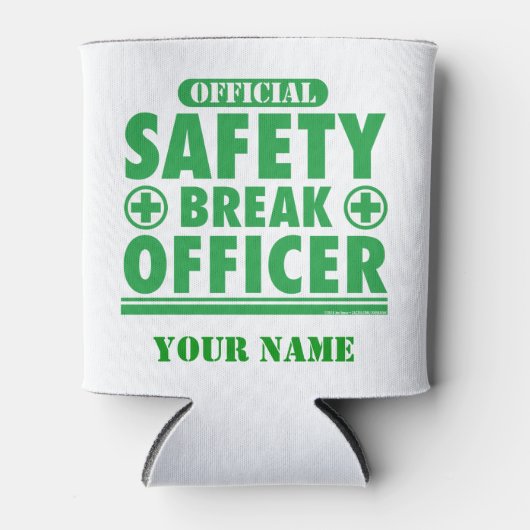 Aangepaste officiële veiligheidsonderbreker blikjeskoeler (Voorkant)