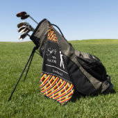 Aangepaste OGANDA Christelijke Swing Unto The Lord Golfhanddoek (Groen)
