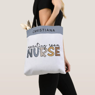 Aangepaste OK-verpleegkundige OK-verpleegkundige w Tote Bag