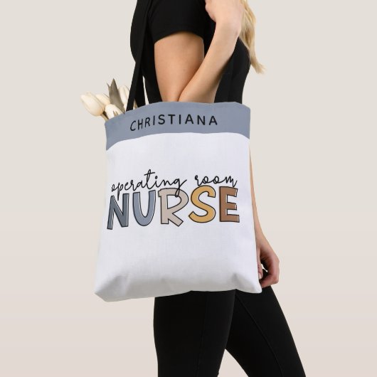 Aangepaste OK-verpleegkundige OK-verpleegkundige w Tote Bag (Dichtbij)