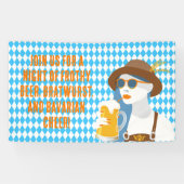 Aangepaste Oktoberfest Banner - Feestelijke Beiers (Horizontaal)