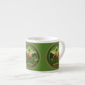 Aangepaste olifant art espresso kop (Voorkant rechts)