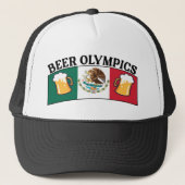 Aangepaste Olympische Spelen voor bier Trucker Hat Pet (Voorkant)