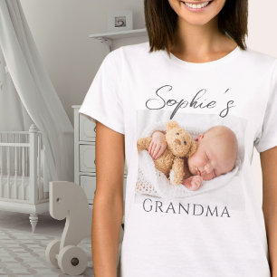 Aangepaste oma foto t-shirt