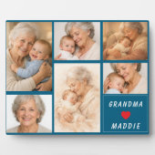 Aangepaste oma-fotocollage | Ouderdag Fotoplaat (Voorkant)