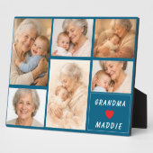 Aangepaste oma-fotocollage | Ouderdag Fotoplaat (Zijkant)