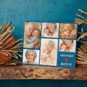 Aangepaste oma-fotocollage | Ouderdag Fotoplaat (Zijkant)