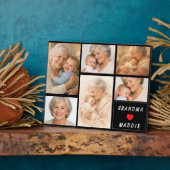 Aangepaste oma-fotocollage | Ouderdag Fotoplaat (Zijkant)