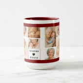 Aangepaste oma-fotocollage | Ouderdag Mok (Midden)