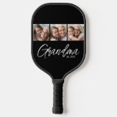 Aangepaste Oma Opgericht Jaar 3 Foto Pickleball Paddle (Achterkant)