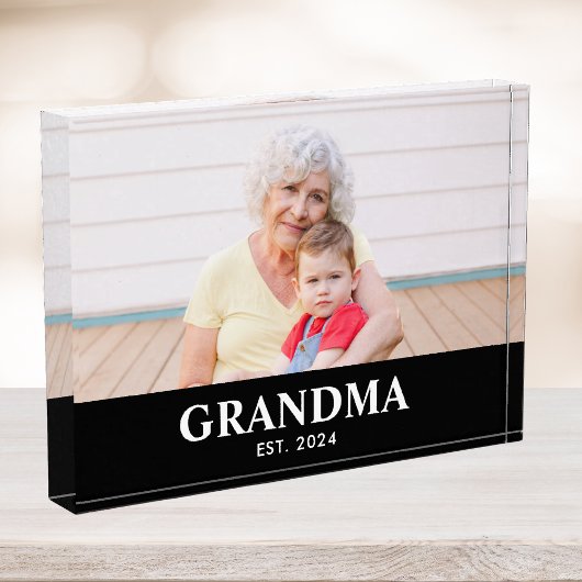 Aangepaste Oma Opgericht Modern Vet Fotoblokken