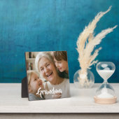 Aangepaste Oma Opgerichte Modern Schrift Foto Fotoplaat (Insitu)