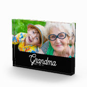 Aangepaste Oma Opgerichte Moderne Script Fotoblokken (Rechts)
