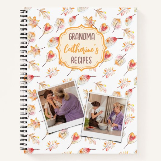 Aangepaste oma's recepten, notitieboek (Voorkant)