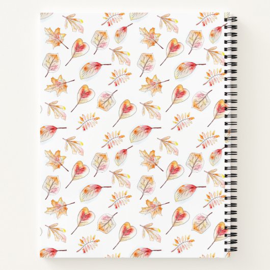 Aangepaste oma's recepten, notitieboek (Achterkant)