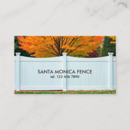 Aangepaste omheining visitekaartje