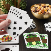 Aangepaste On-vergetelijke Zoetheid Kikker Cadeau Pokerkaarten (Insitu)