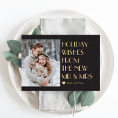 Aangepaste onderschriften bewerkbare kleuren moder feestdagenkaart