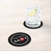 Aangepaste Onderzetters met Shot Glass Graphic (Insitu)