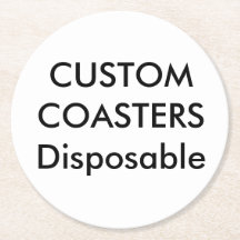 Aangepaste Onderzetters van 4-inch ronde afstotend