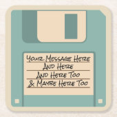 Aangepaste Onderzetters voor berichtcomputerdisket (Voorkant)