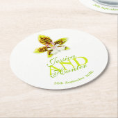 Aangepaste onderzetters voor de groene waterverf v (Gebogen)