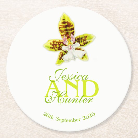 Aangepaste onderzetters voor de groene waterverf v (Voorkant)