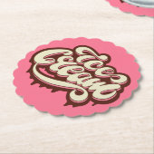 Aangepaste onderzetters voor IJscrème (Gekanteld)