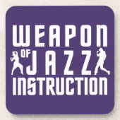 Aangepaste onderzetters voor Jazz Instruction-kleu (Voorkant)