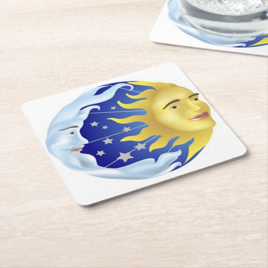 Aangepaste Onderzetters voor vierkante vellen/zon, (Schuin)
