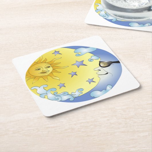 Aangepaste Onderzetters voor vierkante vellen/zon, (Schuin)