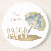 Aangepaste onderzetters voor zandsteen op het stra (Voorkant)