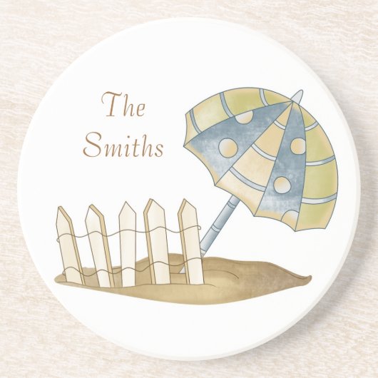 Aangepaste onderzetters voor zandsteen op het stra (Voorkant)