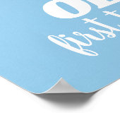 Aangepaste 'One in the Sun'-poster met naam Poster (Hoek)
