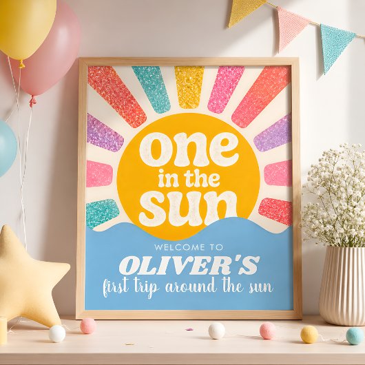 Aangepaste 'One in the Sun'-poster met naam Poster